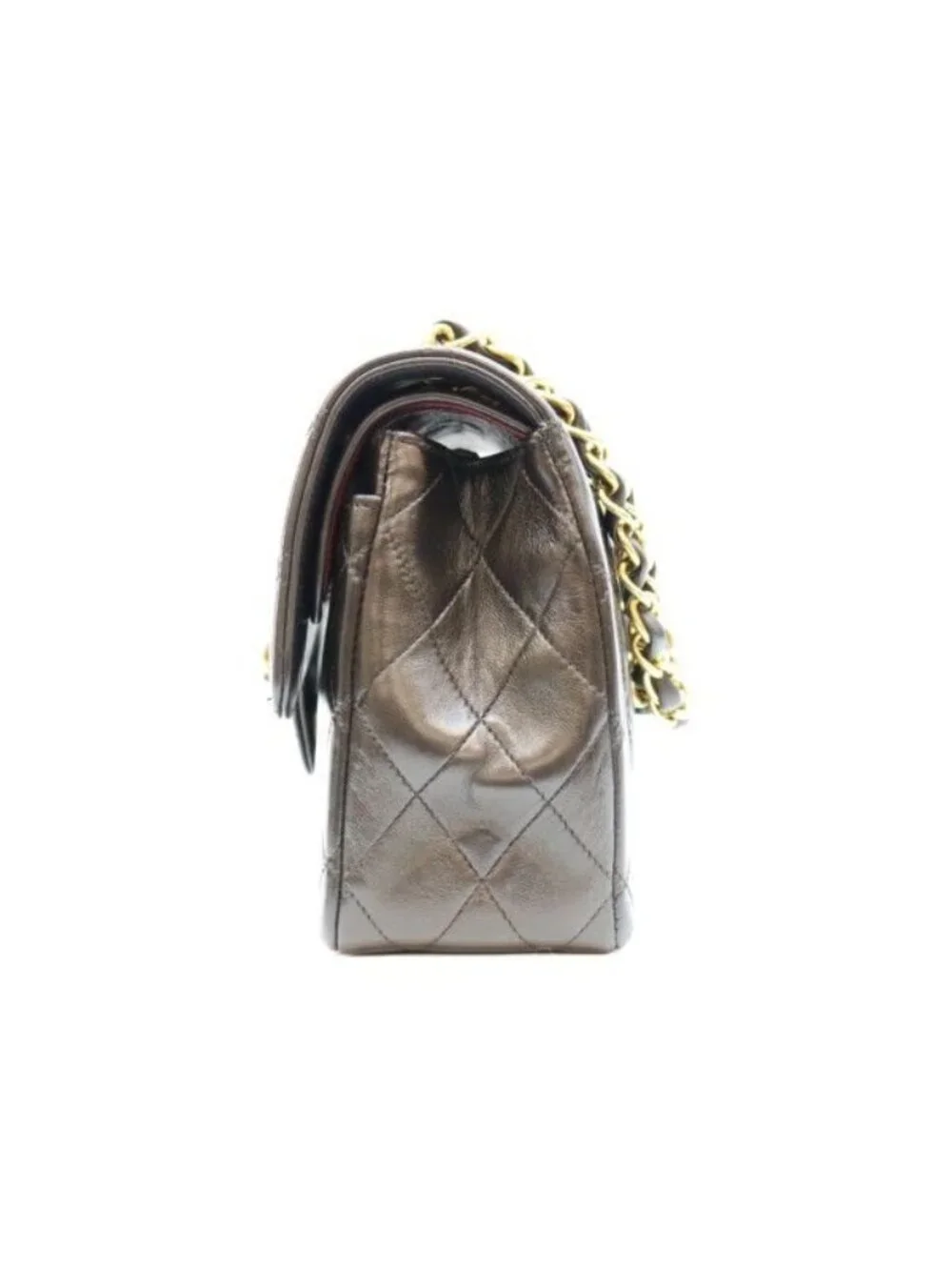Chanel Black Lamb Double Flap Limited Edition Quilted 23 Chain